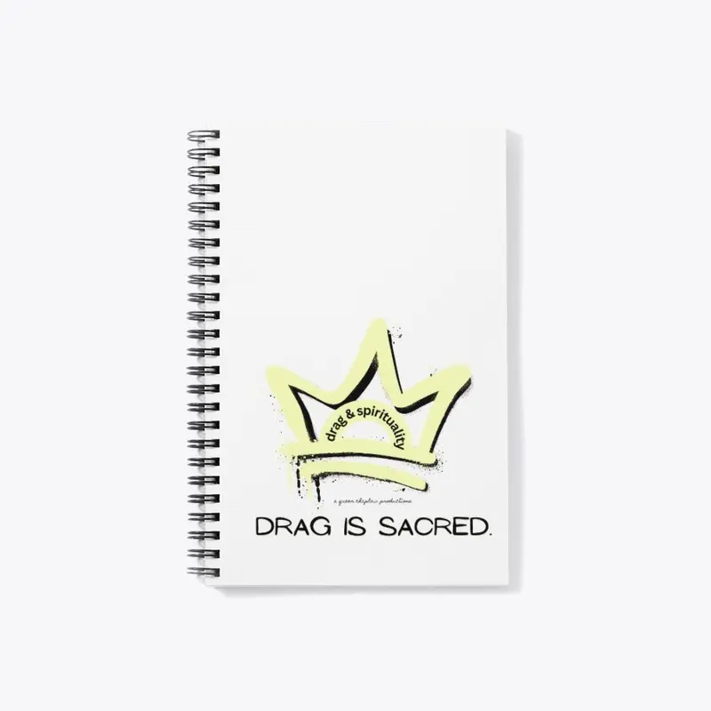 DRAG IS SACRED - pale yellow