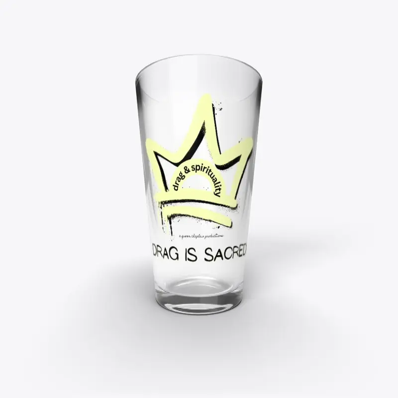 DRAG IS SACRED - pale yellow